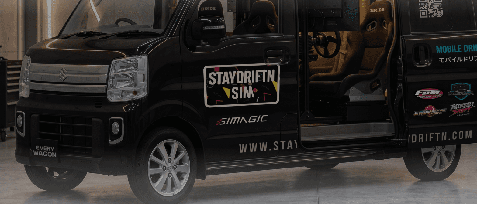 Mobile drift simulator van in Okinawa